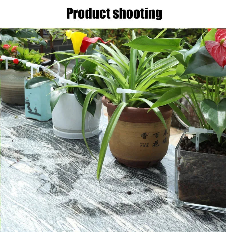 Garden Adjustable valve Drip Irrigation Kit Potted Plant Watering Device 4/7mmHose Watering Saving Micro Dripper Greenhouse