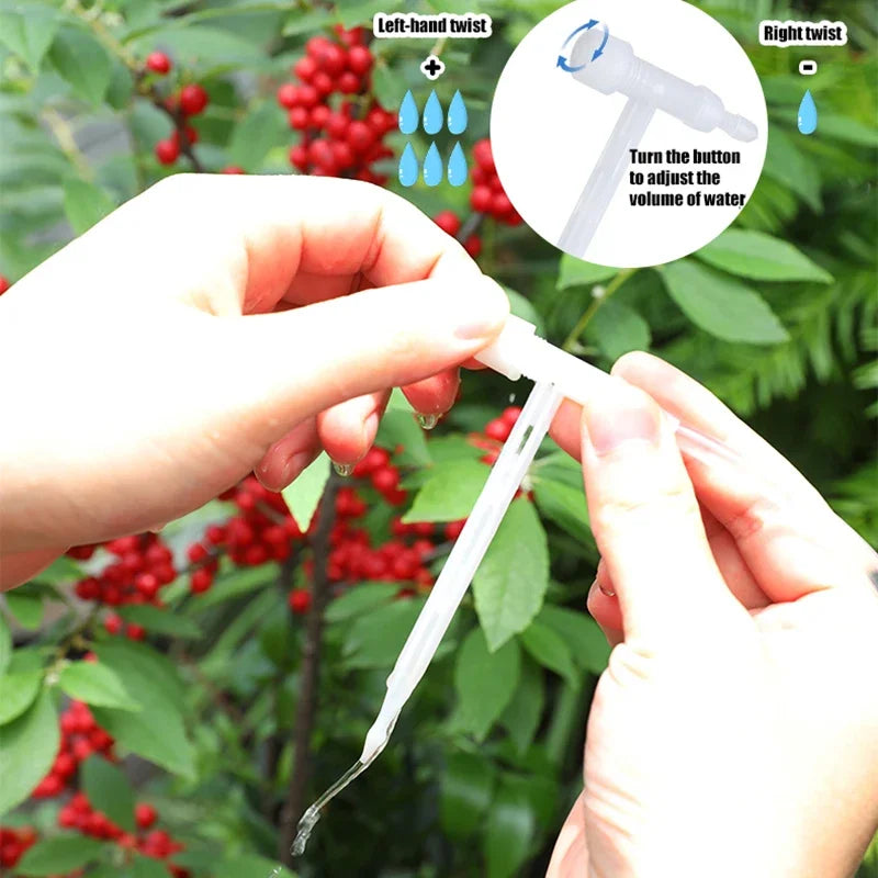 Garden Adjustable valve Drip Irrigation Kit Potted Plant Watering Device 4/7mmHose Watering Saving Micro Dripper Greenhouse