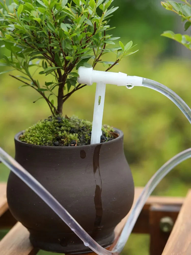 Garden Adjustable valve Drip Irrigation Kit Potted Plant Watering Device 4/7mmHose Watering Saving Micro Dripper Greenhouse